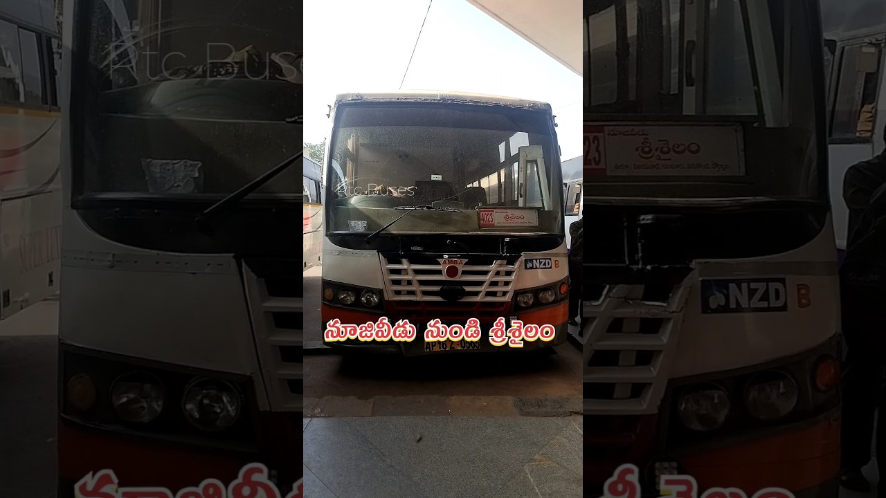 Nuziveedu To Srisailam | Apsrtc super luxury buses timings, ticket fare | Vijayawada to Srisailam