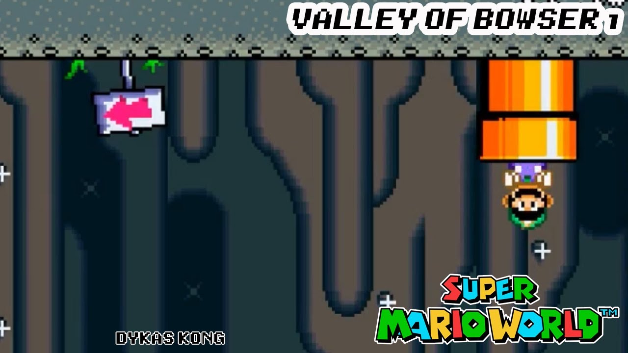 Valley of Bowser 1 | All Dragon Coins | Super Mario World