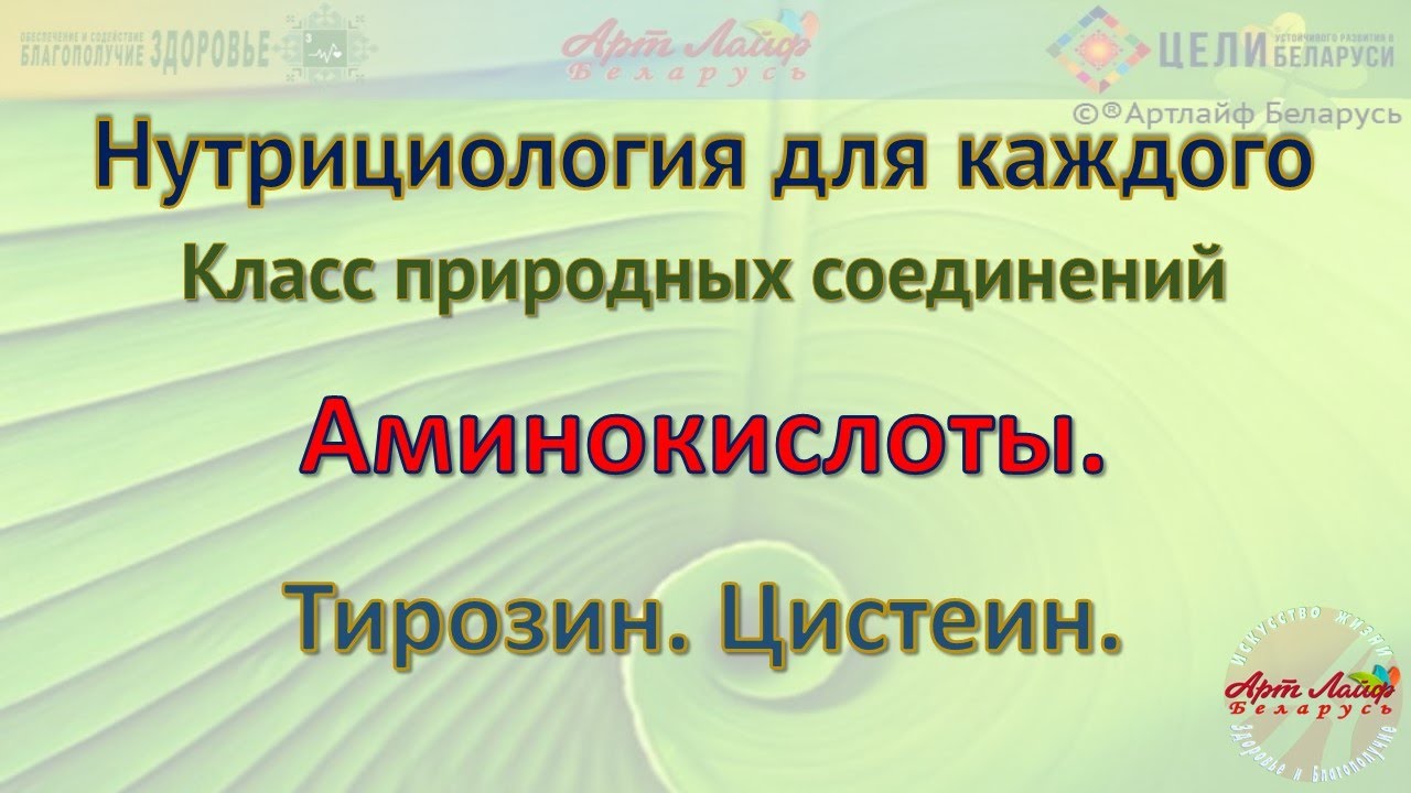 Аминокислоты  Тирозин  Цистеин @Артлайф Artlife Беларусь