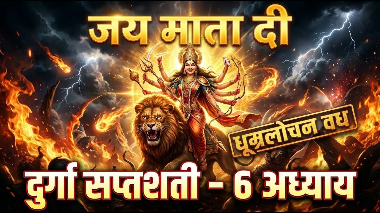 Durga Saptashati Adhyay 6 | धूम्रलोचन वध कथा | माँ दुर्गा का सबसे शक्तिशाली रूप | Shakti Granth