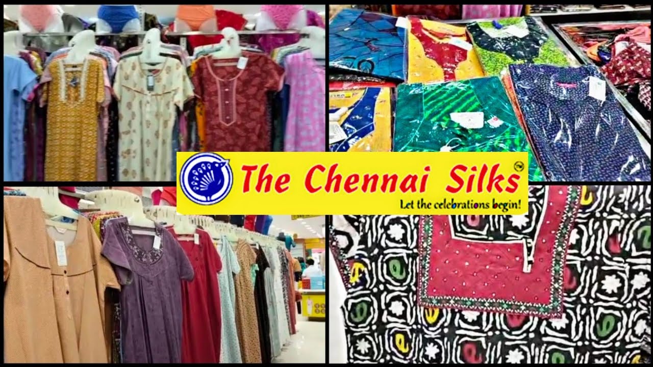 The chennai silks ன் nighty collections!!cotton,rayon, feeding nighties, full open nighties