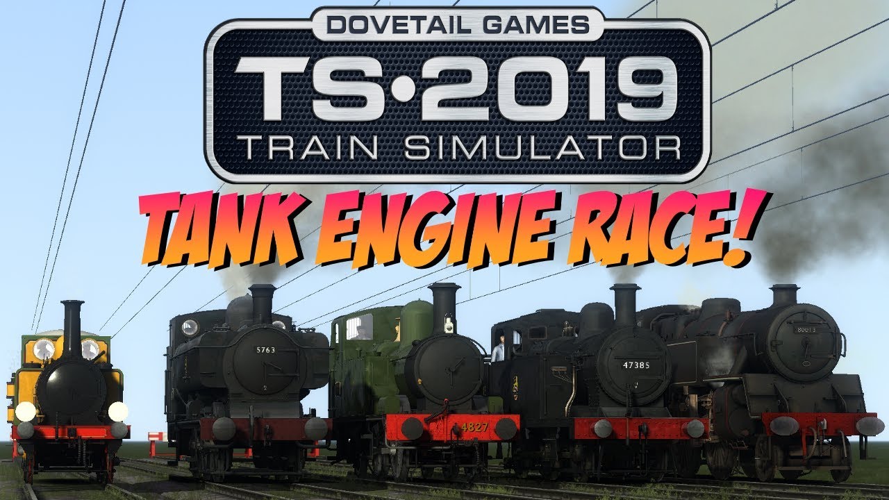 Train Simulator 2019 — Танковые паровозики (Гонка)