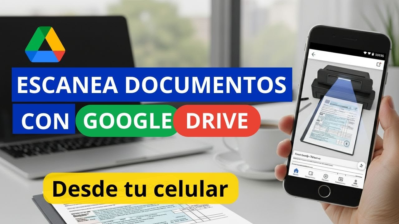📱 C&oacute;mo Escanear Documentos con tu Celular usando Google Drive
