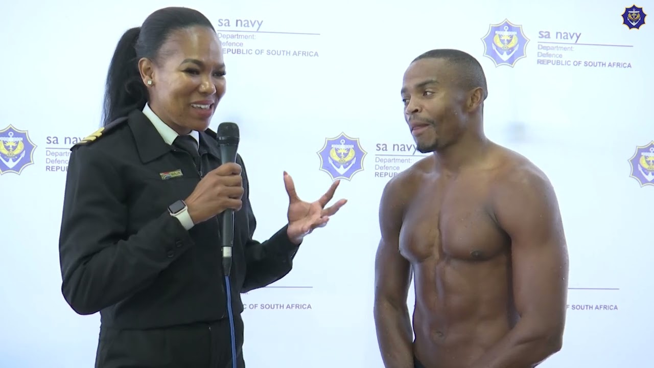 Meet your SA Navy Diver, Leading Seaman S. Gumede