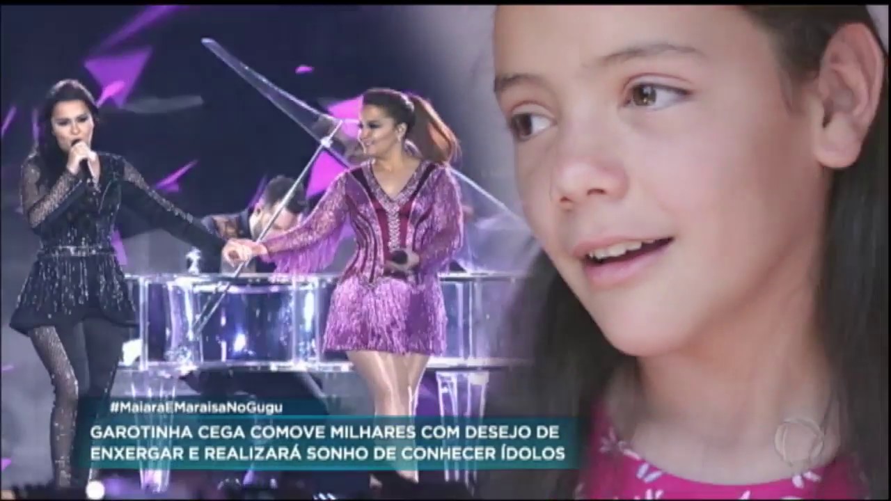 Conheça a história de Stefany, a garota cega que é fã da dupla Maiara e Maraísa