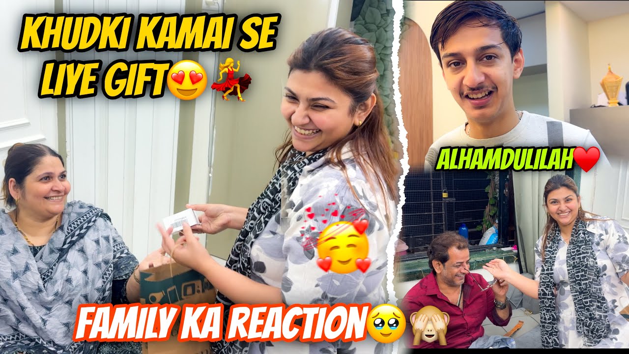 Humlog ne diye ghar walo ko surprise😍💃| Sabka reaction dekke excited hogye🥹| Assa kya gift haii🙈