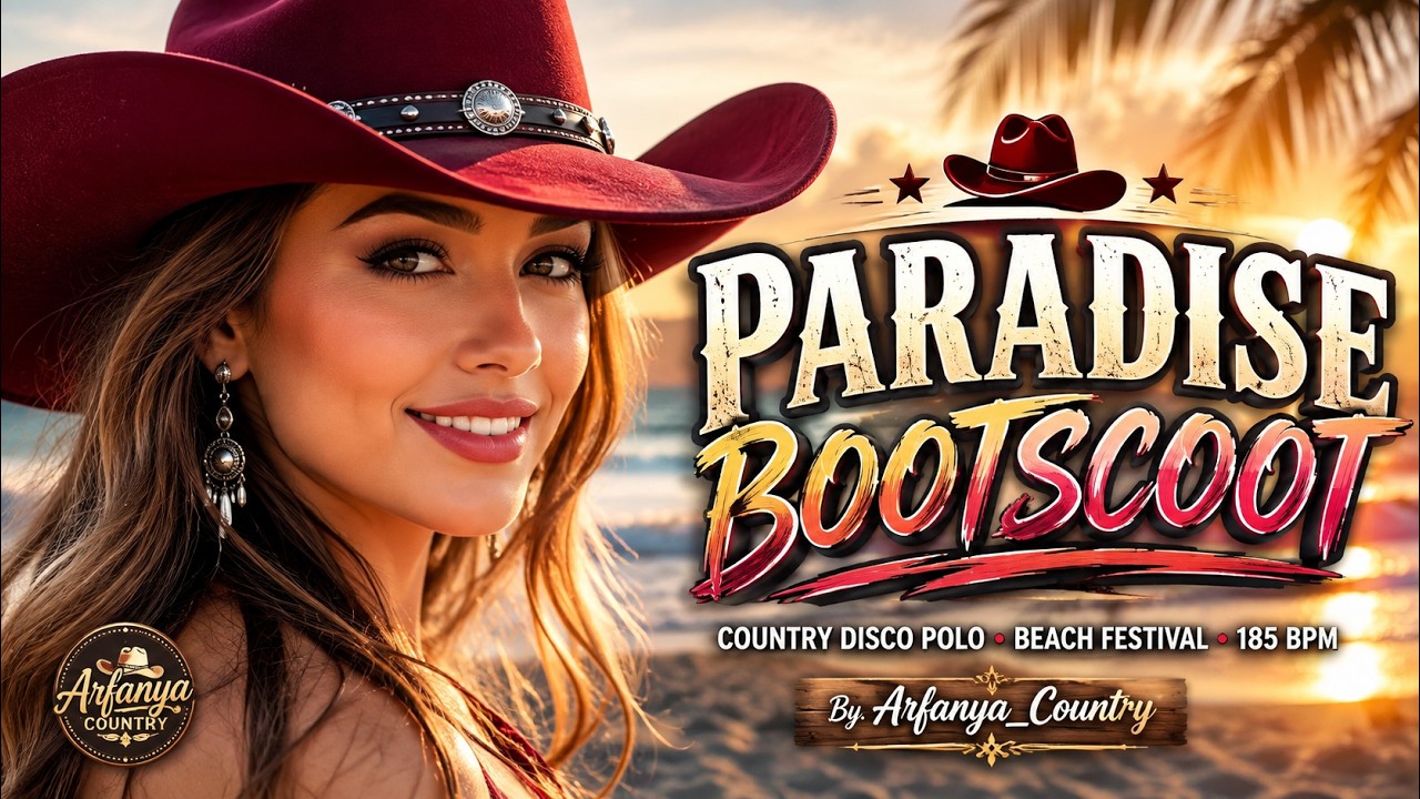 PARADISE BOOTSCOOT | Country Disco Polo Beach Party Anthem | Female Powerful Vocal | Arfanya_Country
