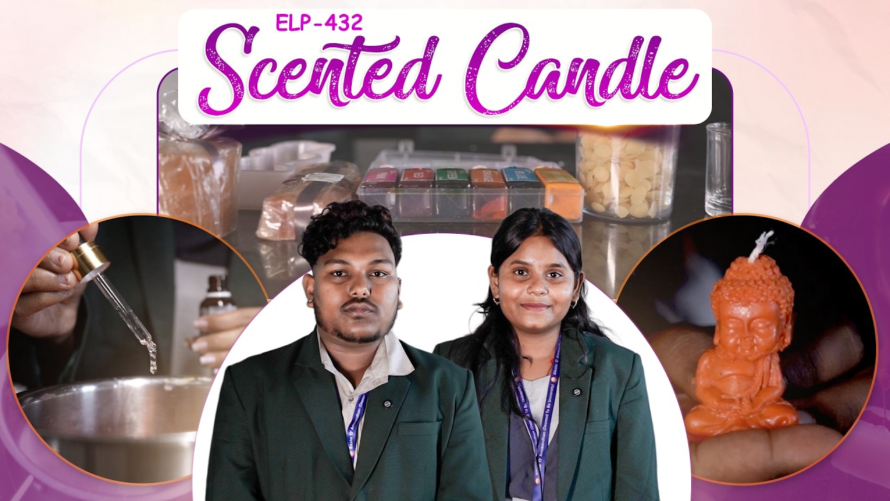 Scented Candle | Unique Creation by Institute of Agricultural Sciences, SOA