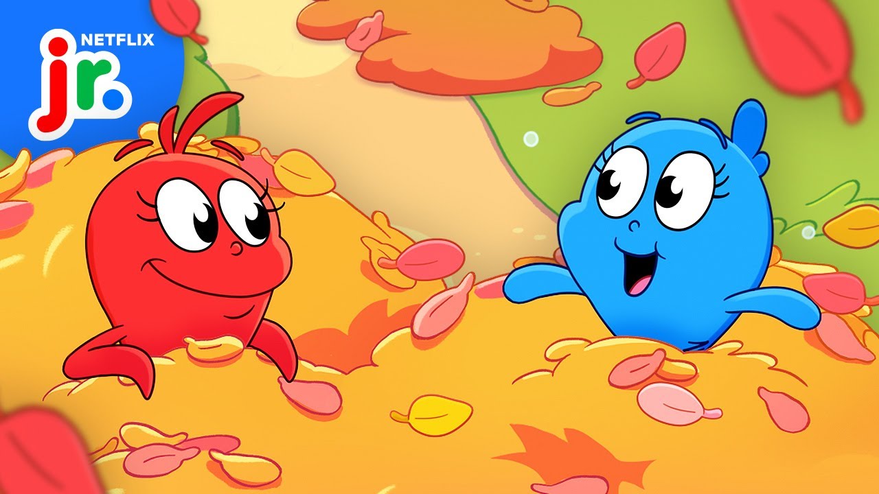 Scatter & Gather Leaf Cleanup! 🍂 Dr. Seuss’s Red Fish, Blue Fish | Netflix Jr