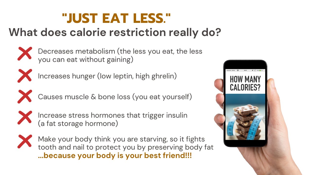 Why &ldquo;Just eat less&rdquo; is terrible, even dangerous, weight loss advice