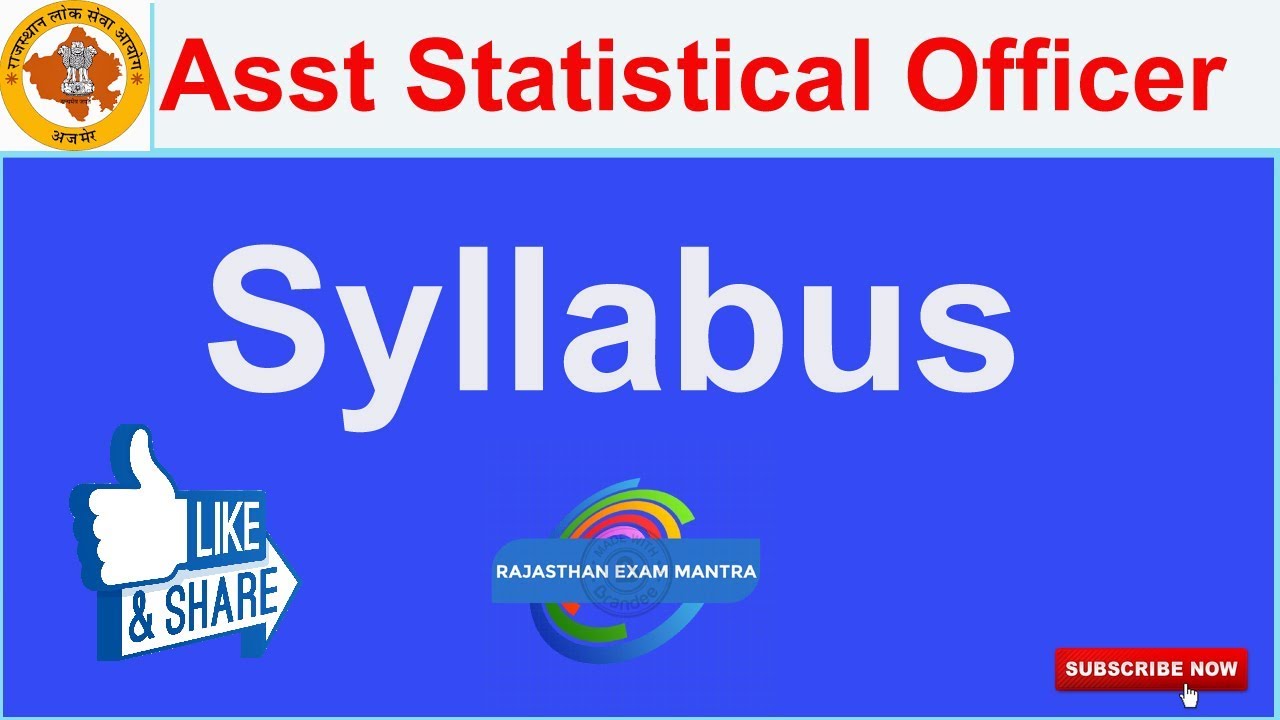 RPSC ASO Syllabus