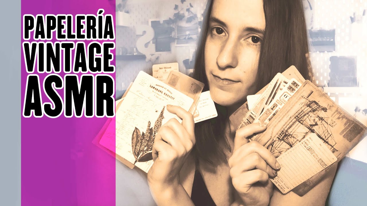 ASMR Papelería Vintage