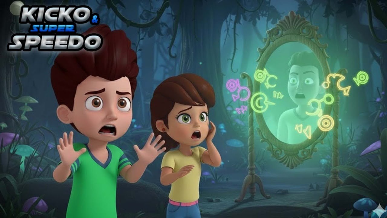 kicko കോ മിലാ ടോക്കിംഗ് ഹോണ്ടഡ് മിറർ| Kicko & Super Speedo | kids shows | Cartoon For Kids
