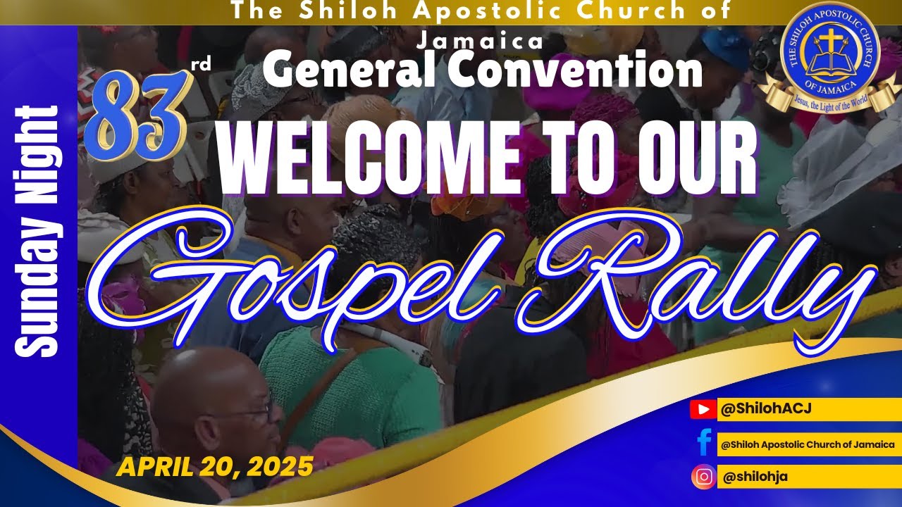 SACJ 83rd General Convention| Gospel Rally| The Harvest is Plenteous| Sunday April 20, 2025