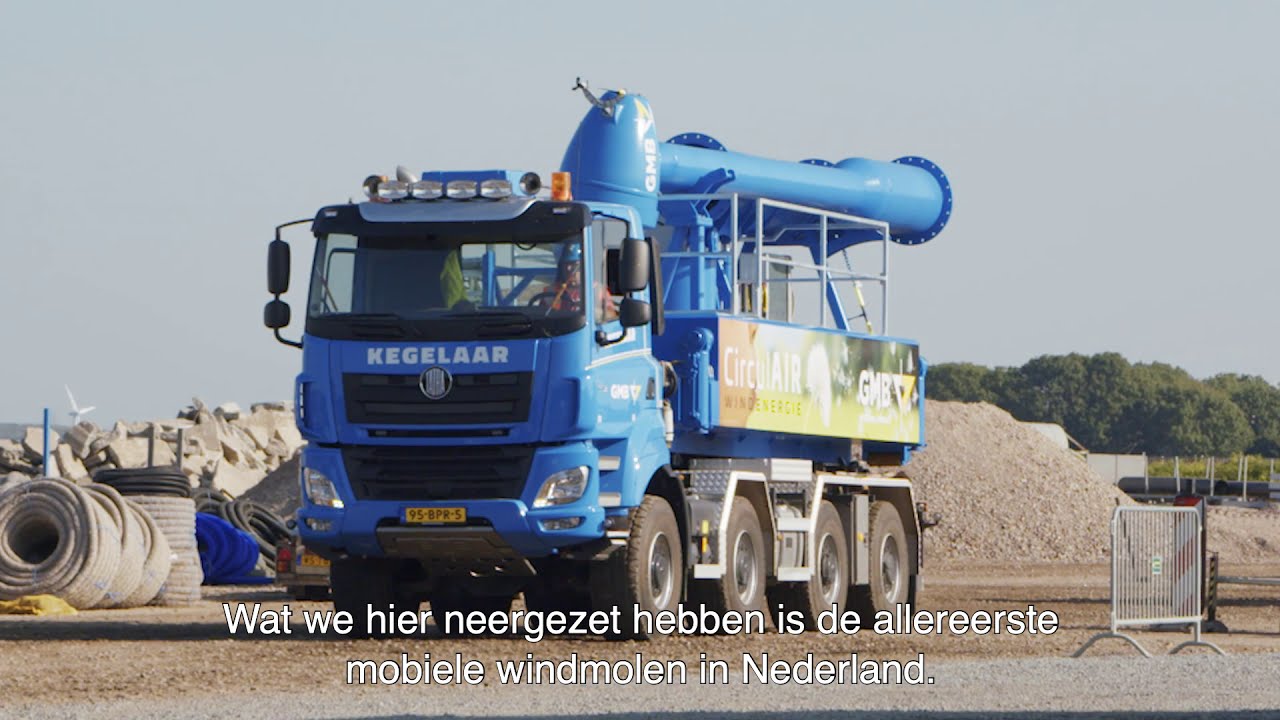 Primeur mobiele windmolen - de CirculAIR van GMB