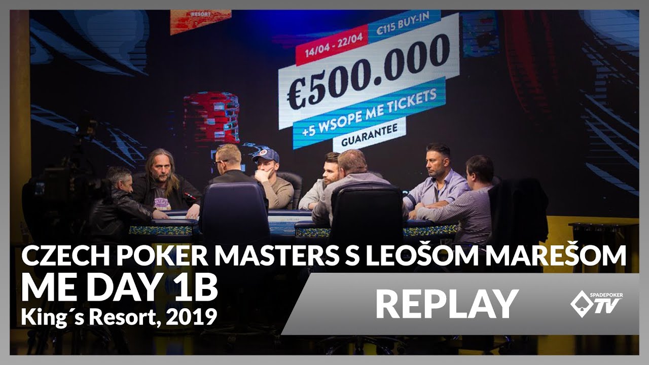 SPREPLAY: Leoš Mareš na televíznom stole ME Czech Poker Masters [500,000€ GTD]