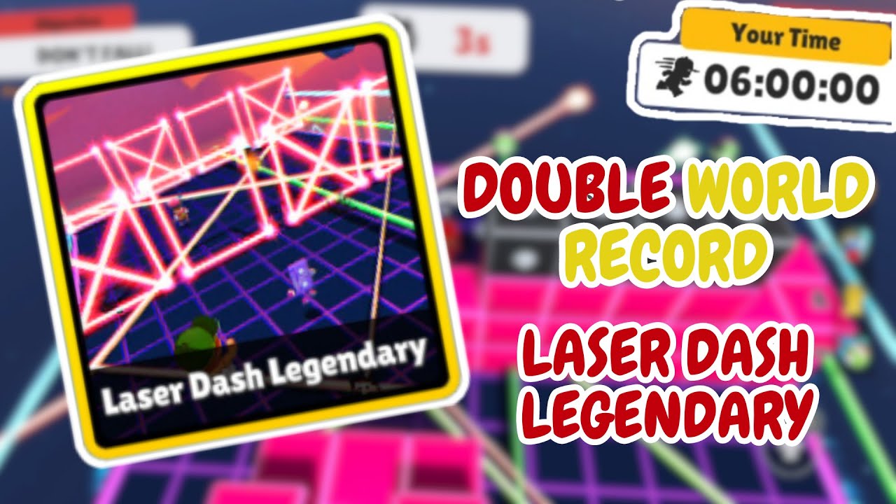 DOUBLE WORLD RECORD LASER DASH LEGENDARY