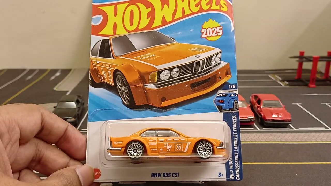 Hot Wheels BMW 635 CSi | 2025 Wild Widebody | Touring car | Orange | Uncarding & detailed review