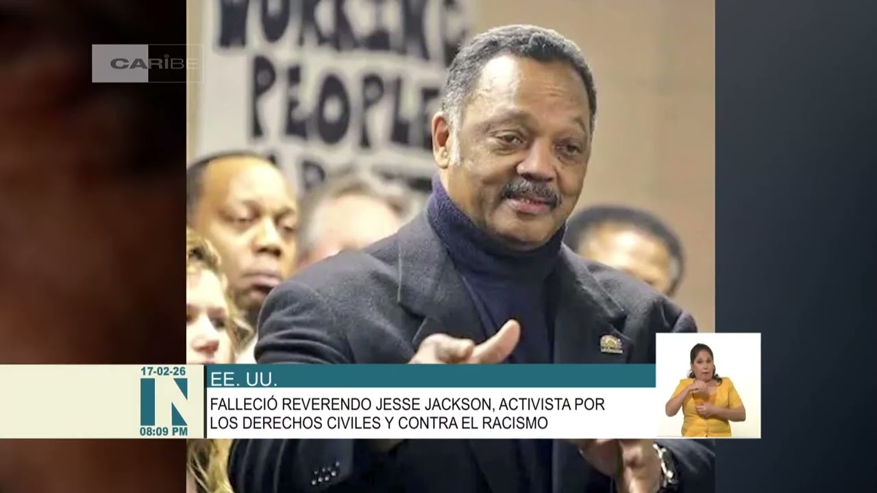 Lamentan en Cuba fallecimiento del reverendo estadounidense Jesse Jackson