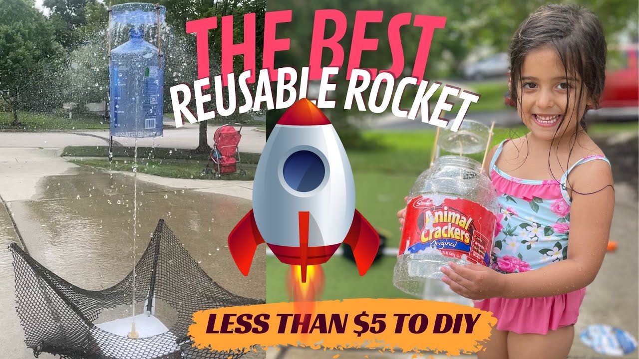 Kids Reusable Rocket DIY