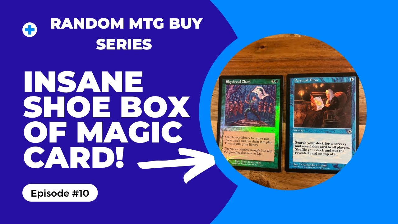 Massive hits from another random MTG Magic buy! Shoe box of delight!