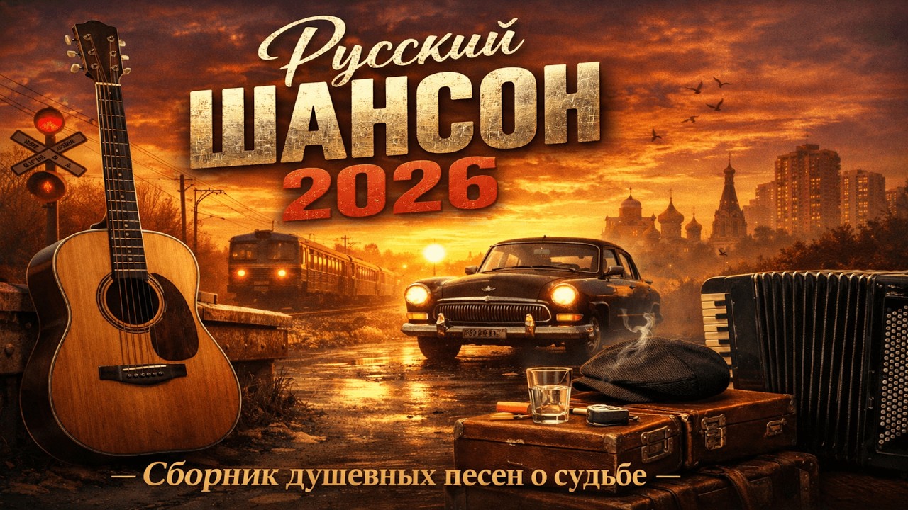 Русский шансон 2026 — сборник душевных песен о судьбе