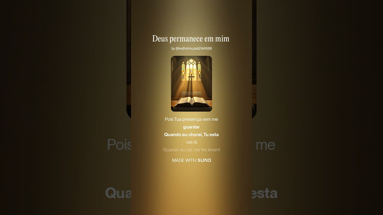 Deus permanece em mim