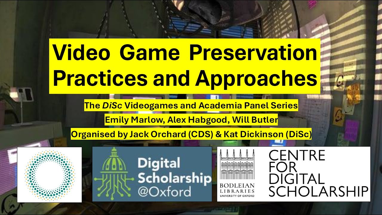 Video Game Preservation   Practices and Approaches