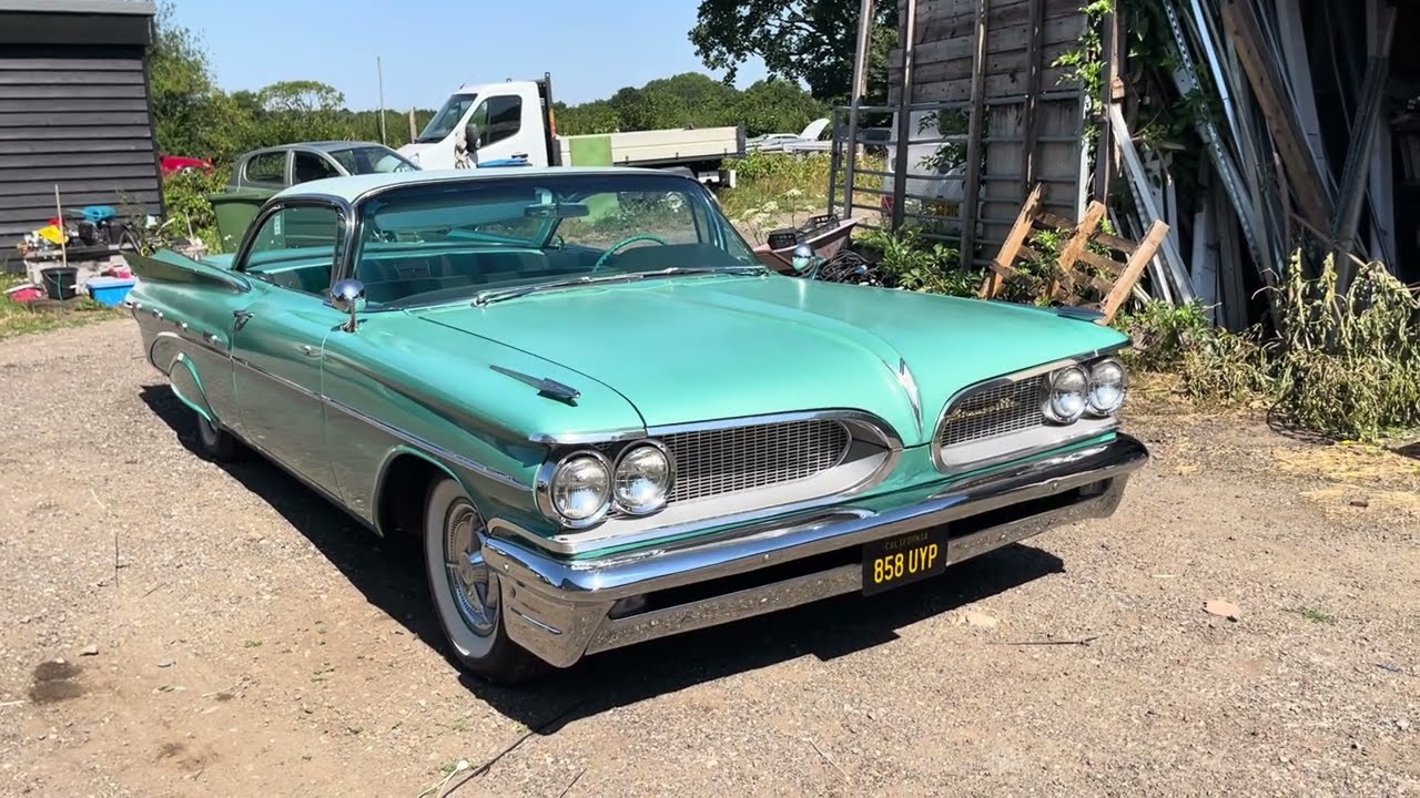 1959 Pontiac Bonneville Sport Coupe detailed walk around