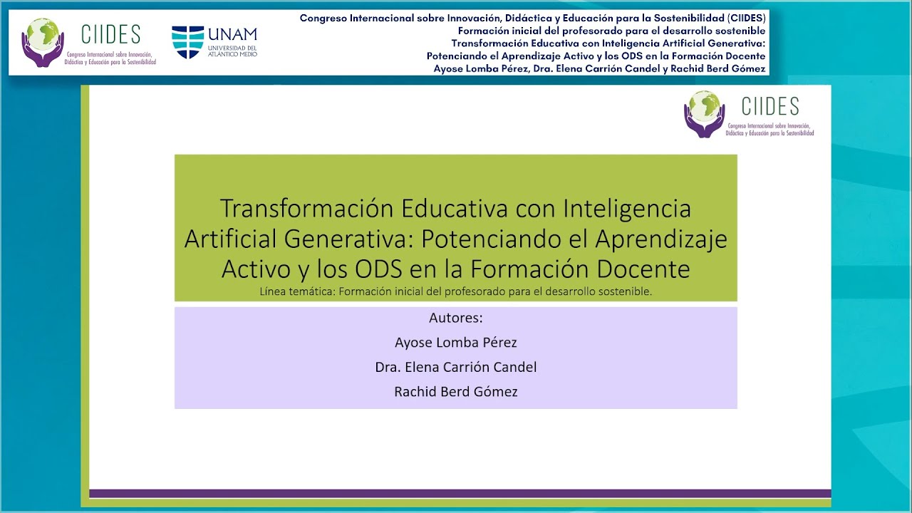 CIIDES 2025-TransformaciónEducativaconIAGPotenciandoelAprendizajeActivo