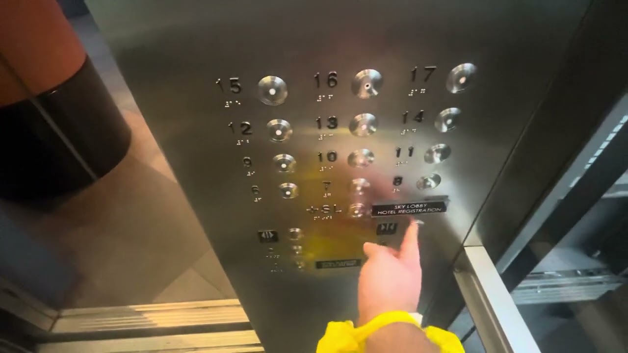 2025: EXTREMELY FAST Glass MontgomeryKONE Traction Elevators @ Embassy Suites, Chicago IL