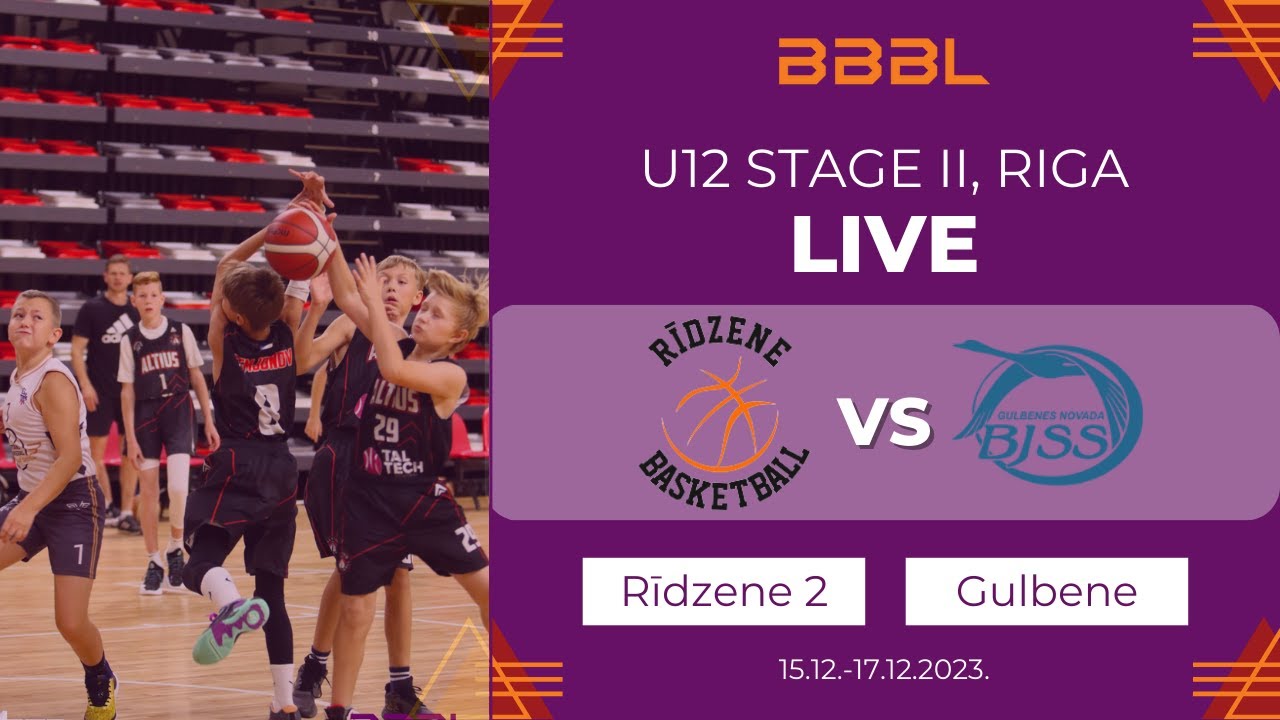 Rīdzene - 2 vs Gulbene | BBBL boys U12