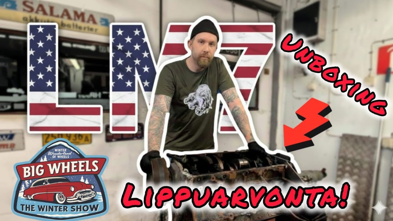 Puretaan Amerikasta Tuotu LS Moottori - Projektiauto Jakso 4