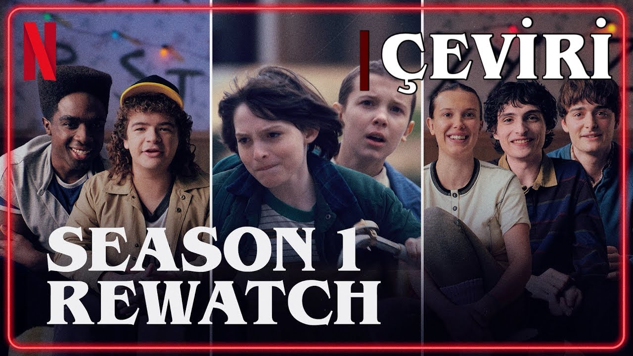 Stranger Things Ekibi izliyor: Sezon 1 I Türkçe Altyazılı