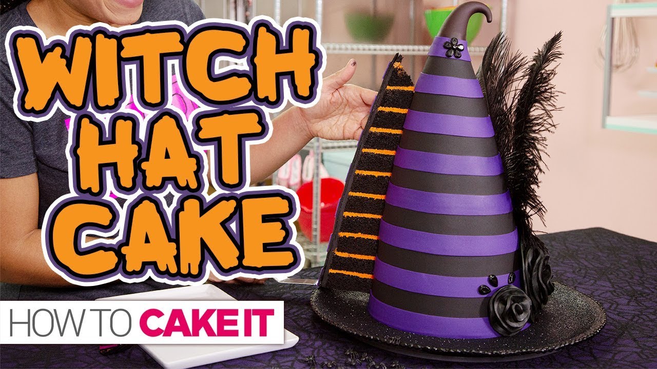 Chocolate Ganache WITCH HAT CAKE!! | How To Cake It