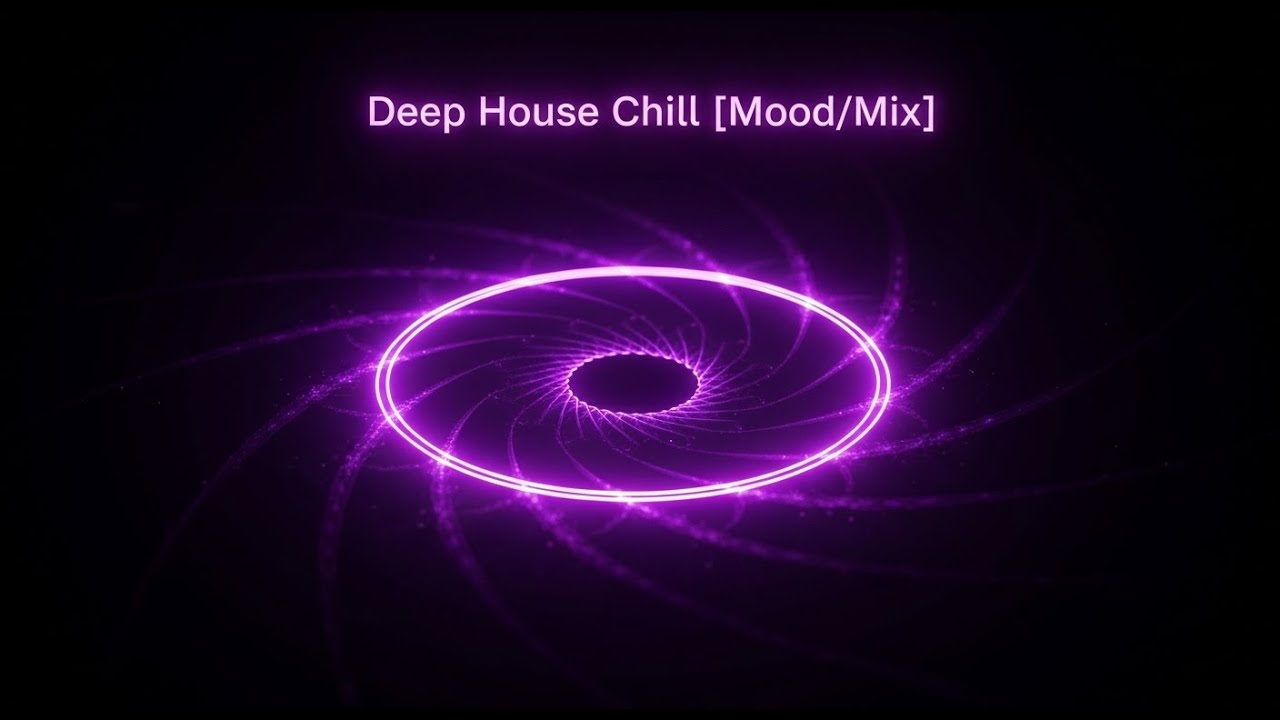 Chillstep Deep House Visualizer 8K Loop  Pure Instrumental EDM Sleep Focus 100BPM