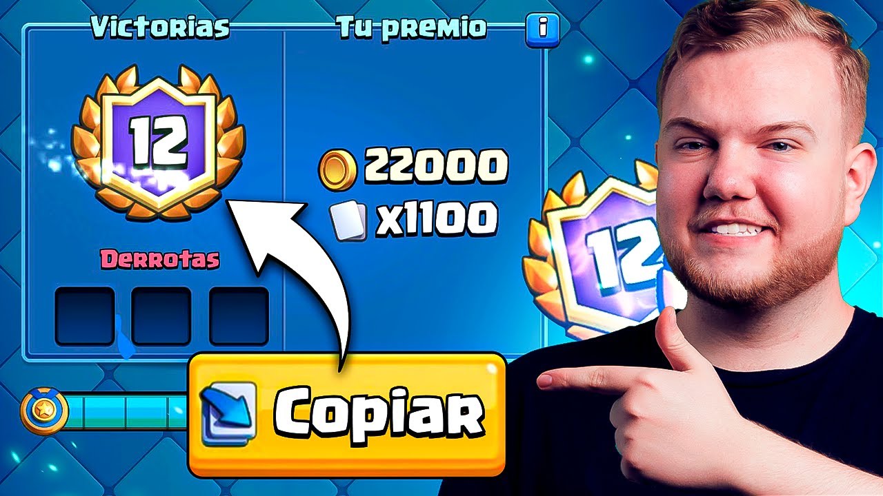 12–0! GANO A TODOS COPIANDO SUS MAZOS EN CLASH ROYALE!