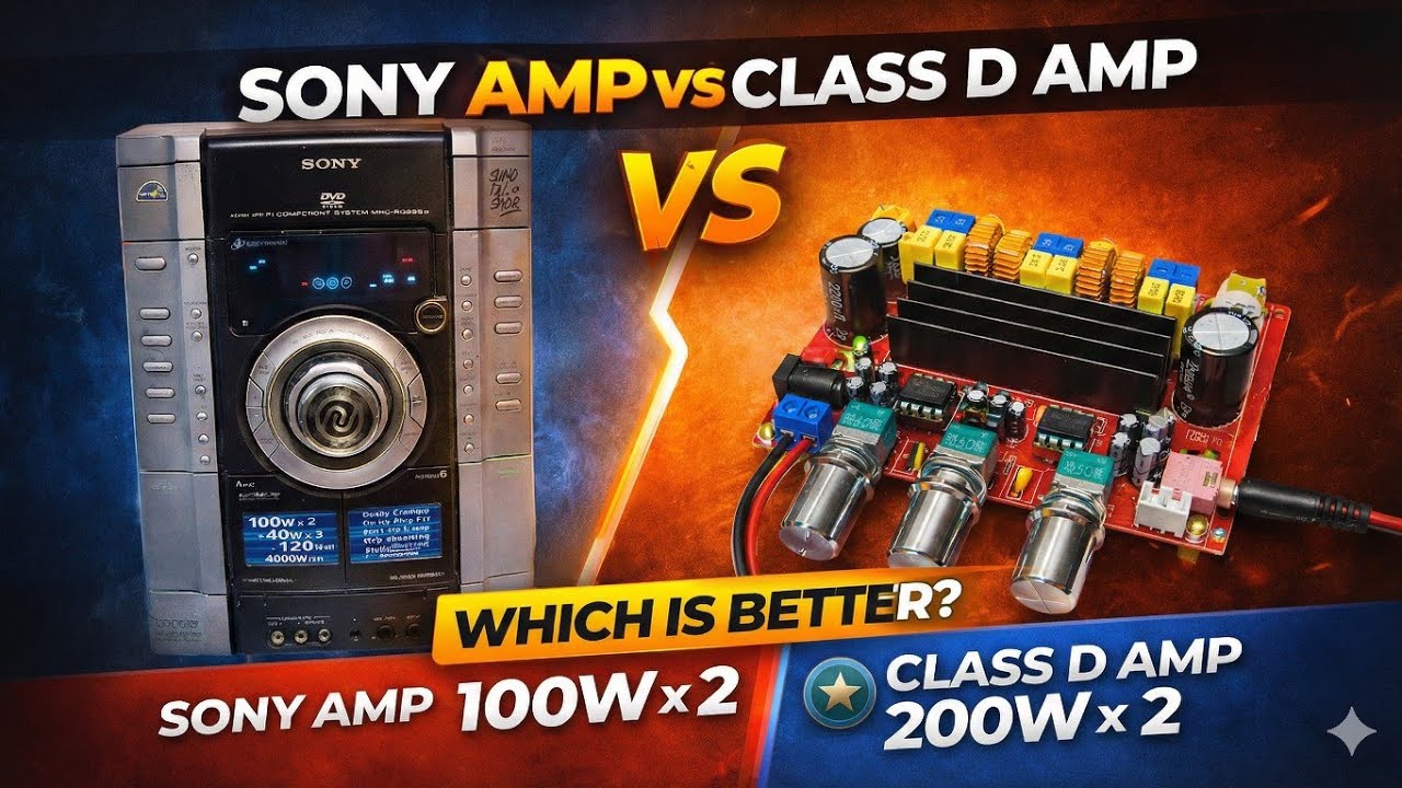 Sony Music System AMP vs Class D Amplifier | Kaun Sa Best Hai? 🤔