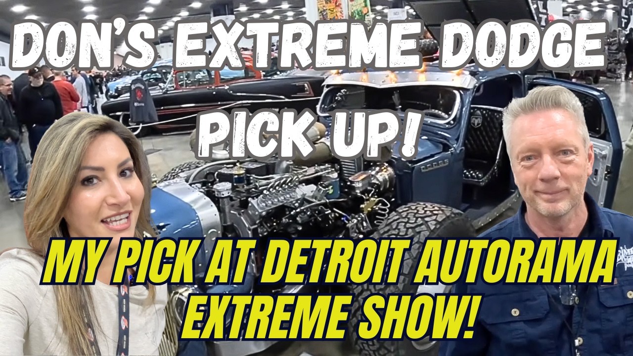 DETROIT AUTORAMA BASEMENT CELEBRITY PICK 1937 DODGE BROTHERS TWIN TURBO DIESEL EXTREME CUSTOM TRUCK