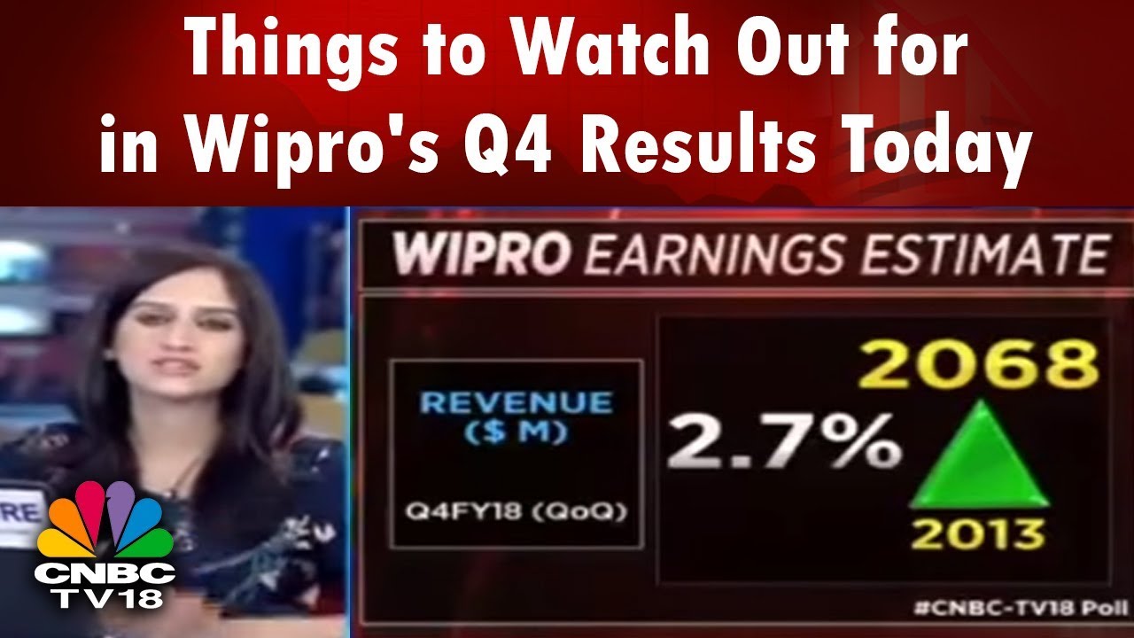 Things to Watch Out for in Wipro's Q4 Results Today | CNBC TV18