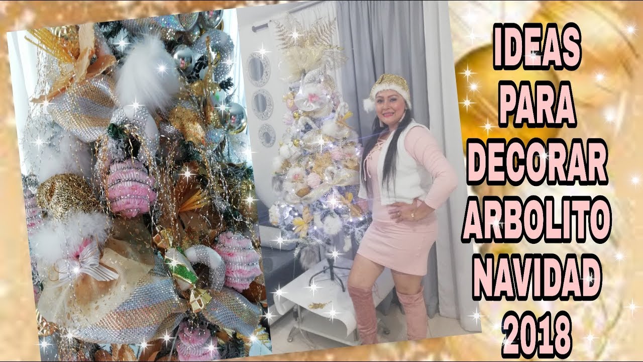 DECORACION ARBOLITO NAVIDEÑO CON ADORNOS FÁCILES Y EXCLUSIVOS...