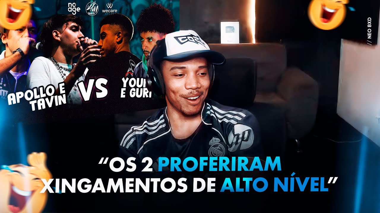 NEO REAGE &Agrave; (FICOU PESSOAL 🤬) APOLLO E TAVIN X GURI E YOUNGUI 