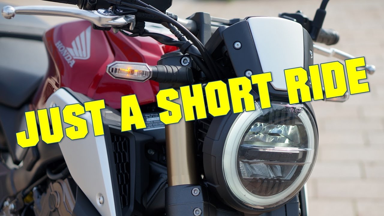 Short ride on a Honda CB650R A2 35kW restricted