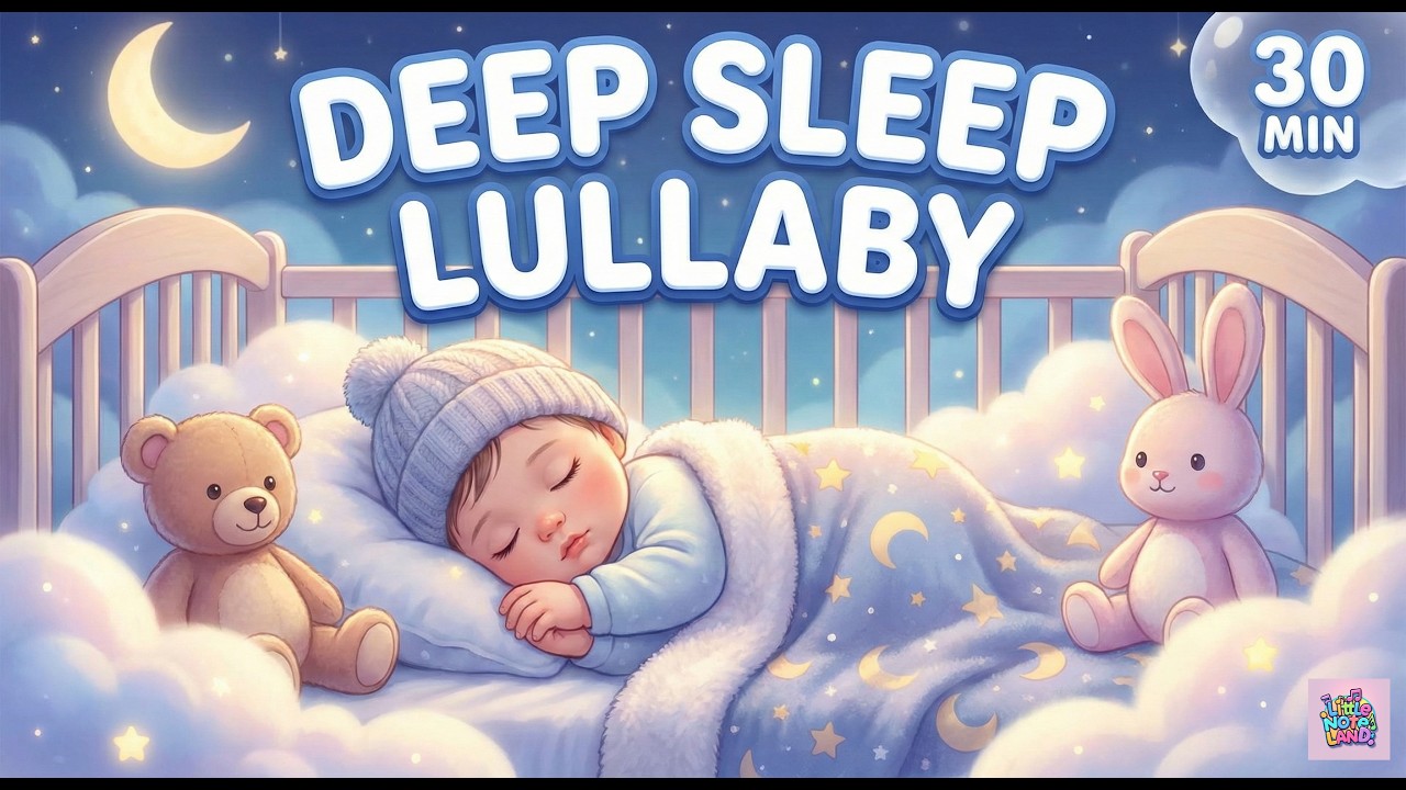 30 Min Calm Lullabies 💤 Baby Sleep Music | Fall Asleep Instantly in 3 Minutes | Mozart & Brahms 🌌