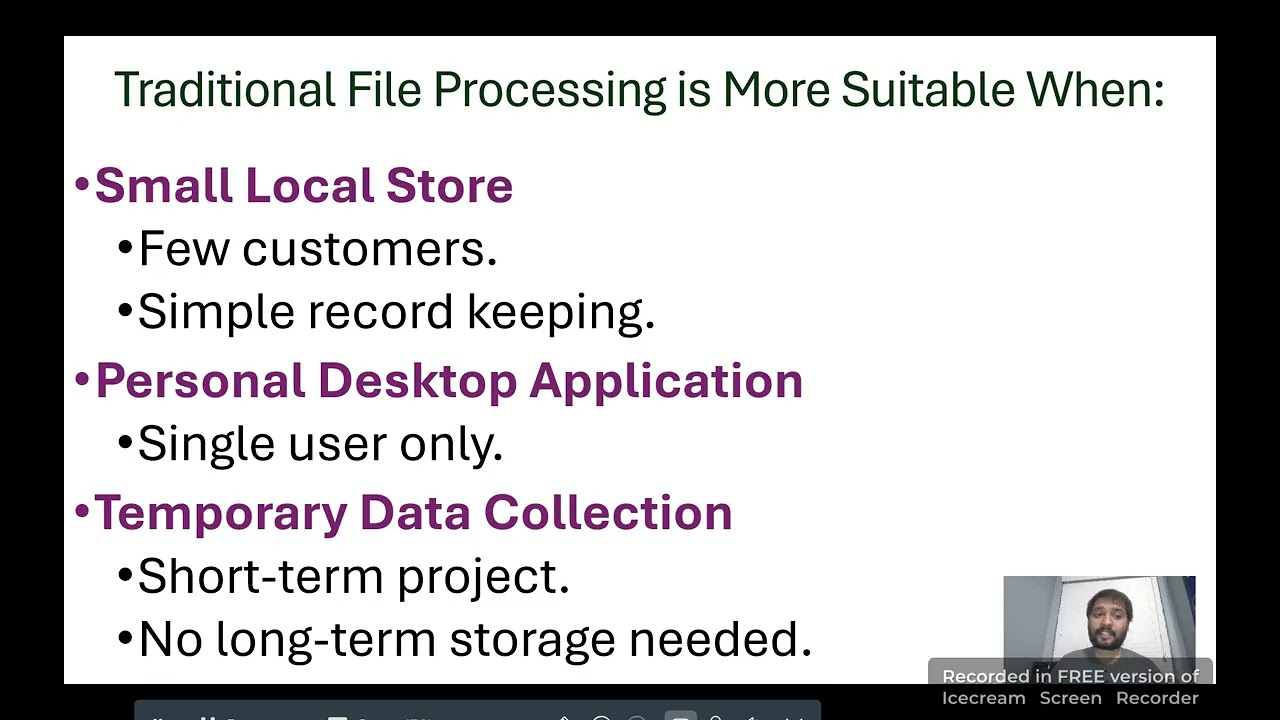 DBMS vs Traditional File Processing | Comparative Analysis | Simple Explanation