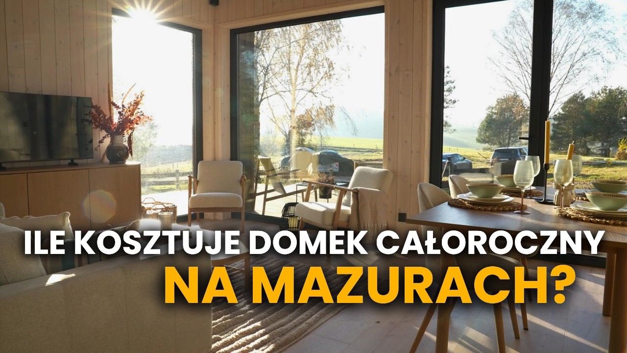 Ile kosztuje domek całoroczny na Mazurach? | Pełne umeblowanie od Extom Invest #meble #kuchnia