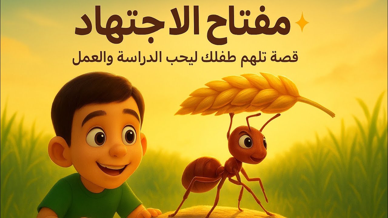 🔑 أنس ومفتاحُ حُبِّ الاجتِهادِ | قصة تربويّة تُلهِم الأطفال لحُبّ التعلّم 🌈
