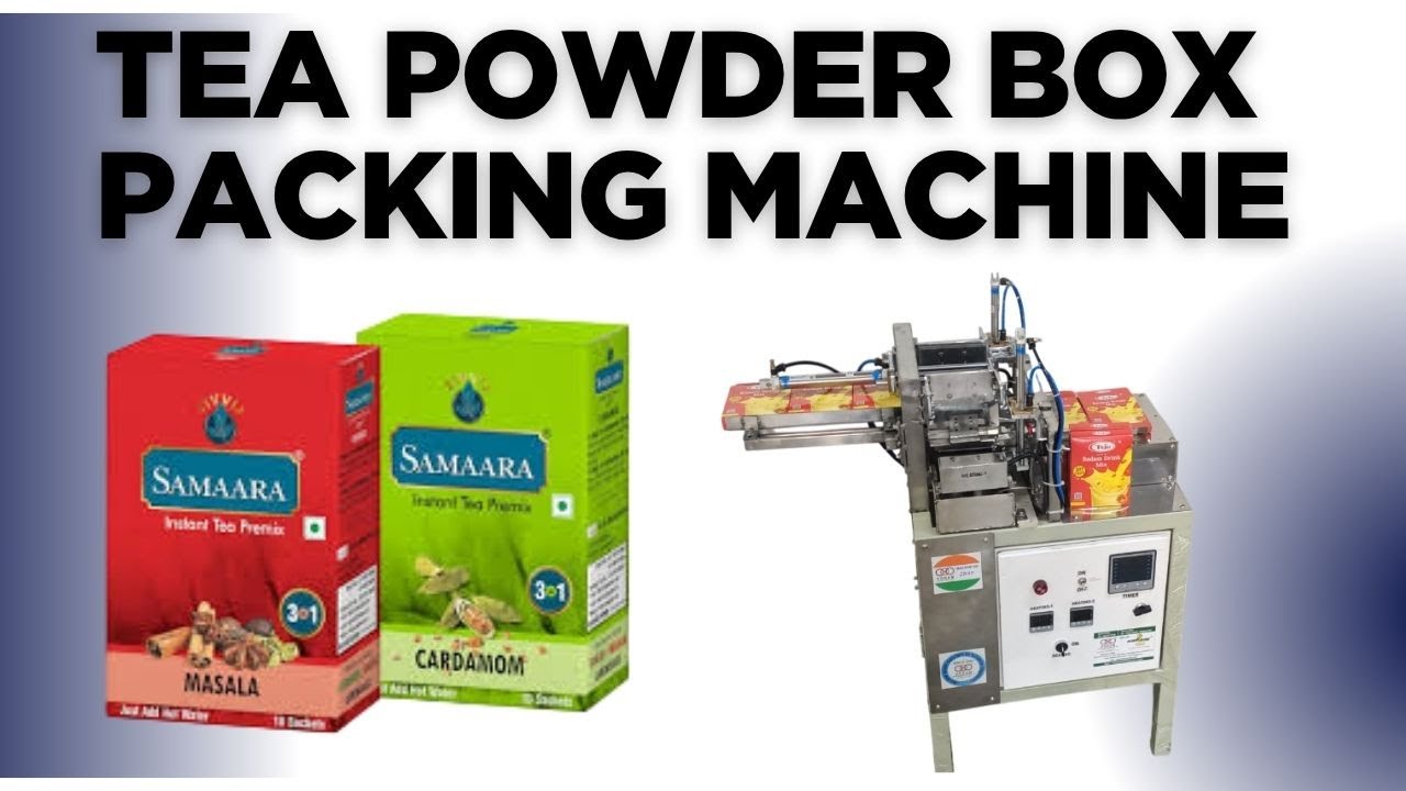 Tea Powder Box Packing Machine