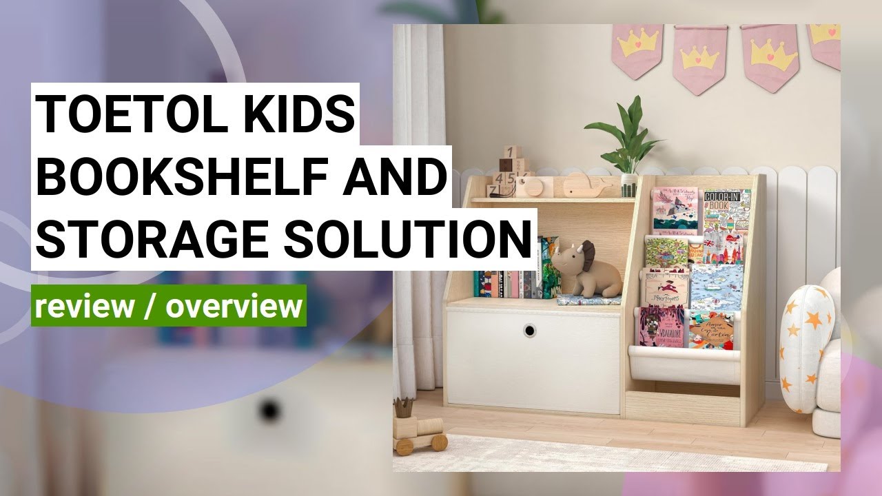 TOETOL Kids Bookshelf Review: Perfect Storage Solution for Toddlers!