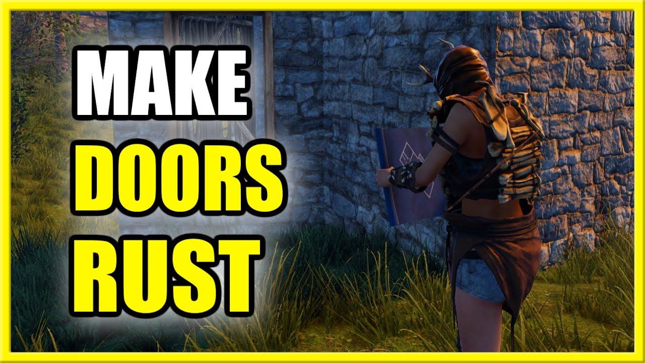 How to Make Wooden & Sheet Metal Doors in RUST (Fast Tutorial)